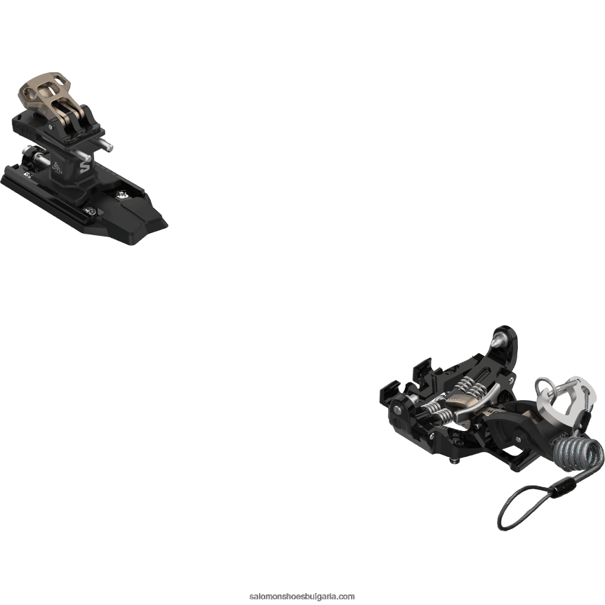 Salomon2V4DZ1059 дамски туристически връзки - mtn pure черно/титан