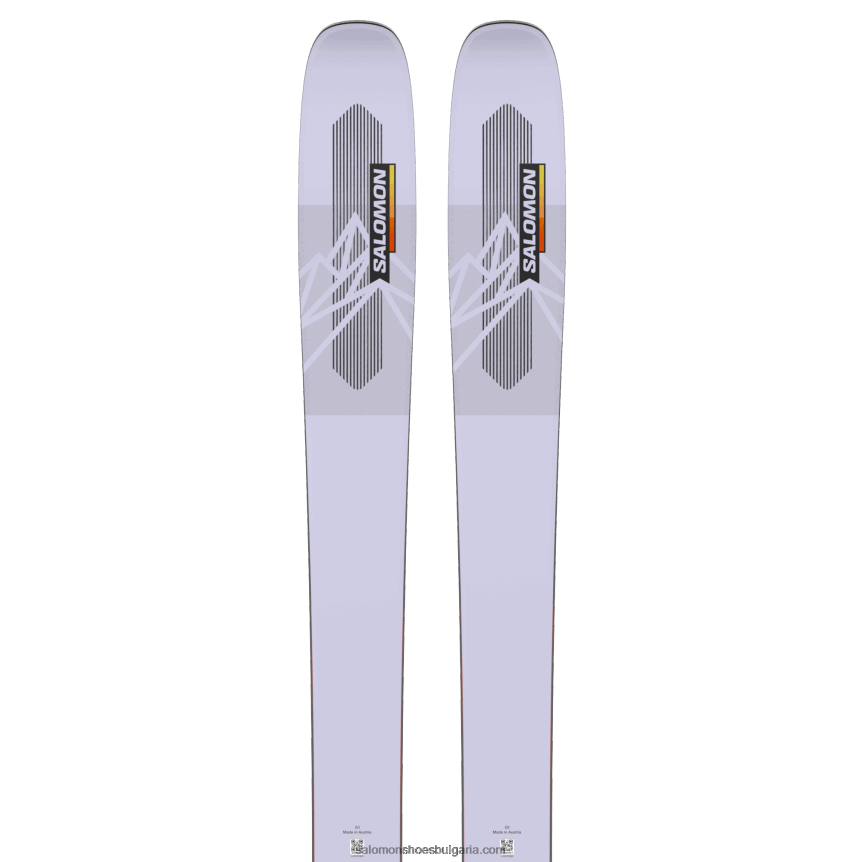 Salomon2V4DZ1001 дамски всепланински ски - qst 106 вечерна мъгла/киселинно зелено/пламък