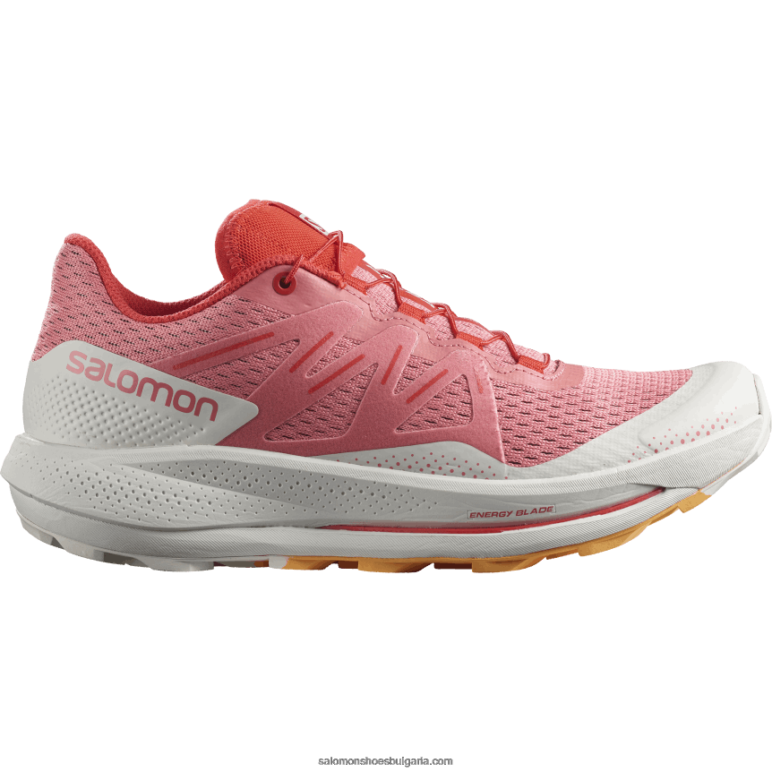 Salomon2V4DZ1511 дамски маратонки за пътека - pulsar trail чаена роза/облак нимб/пламтящ портокал