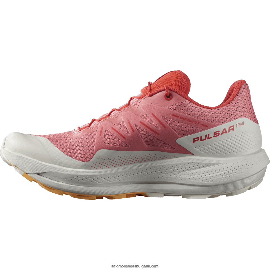 Salomon2V4DZ1511 дамски маратонки за пътека - pulsar trail чаена роза/облак нимб/пламтящ портокал