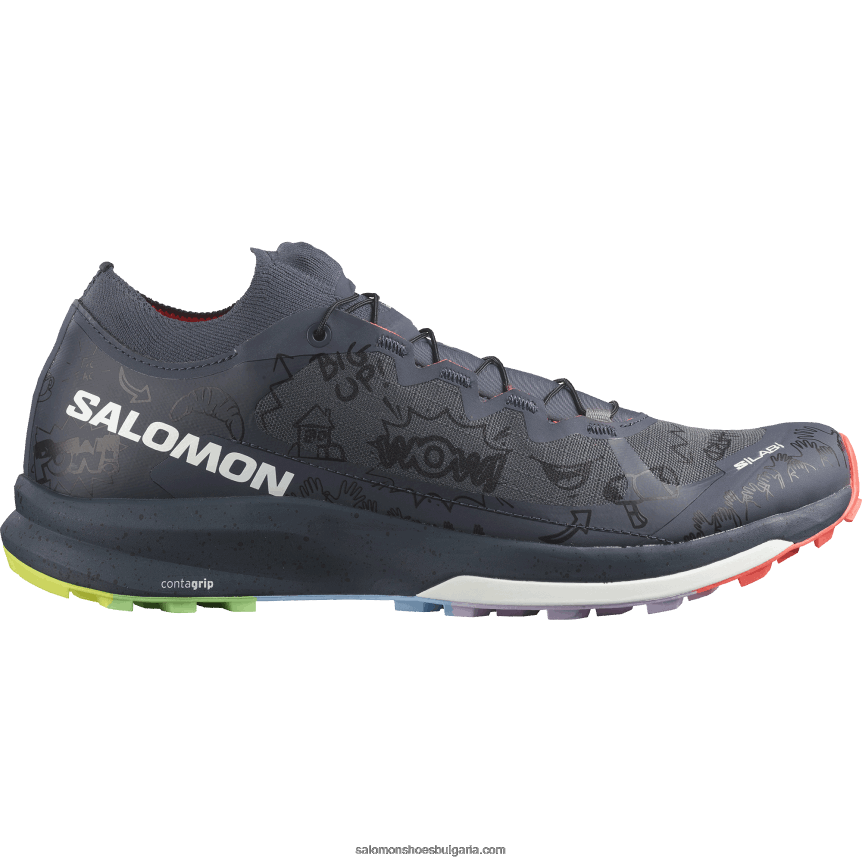 Salomon2V4DZ1524 дамски маратонки за пътека - s/lab ultra 3 limited edition индийско мастило/огнен корал/черно