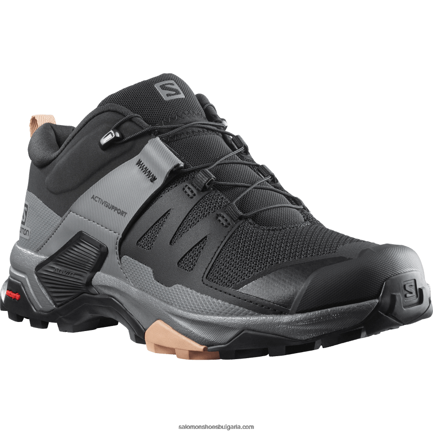 Salomon2V4DZ1119 дамски туристически обувки - x ultra 4 черен/тих нюанс/сироко