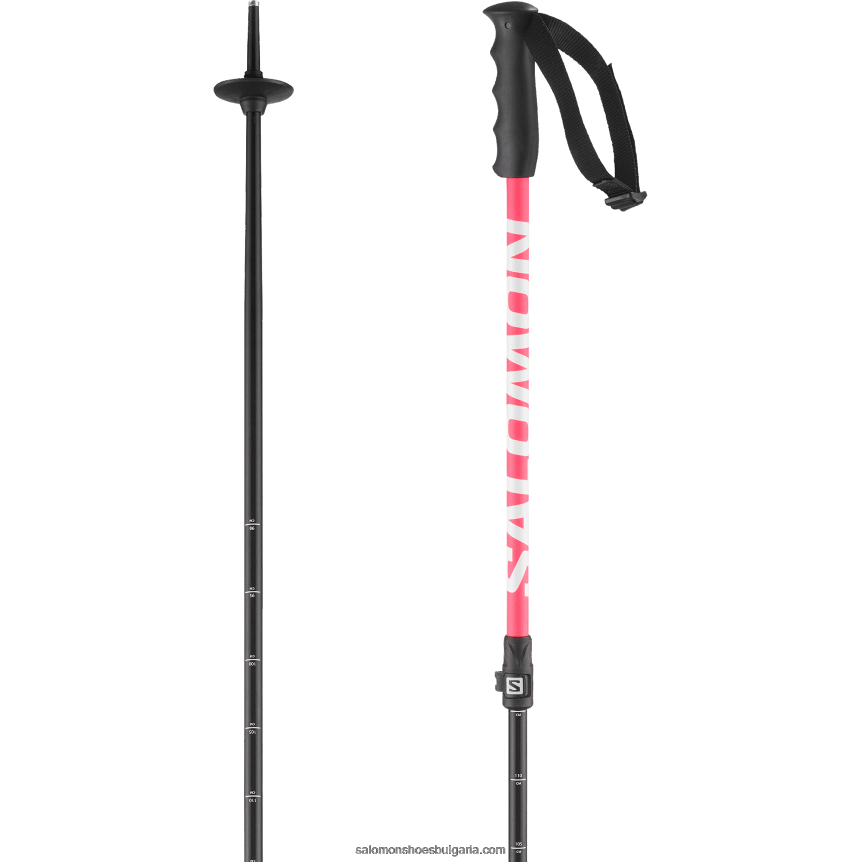 Salomon2V4DZ1385 юноши - детски алпийски щеки - мтн мл розово