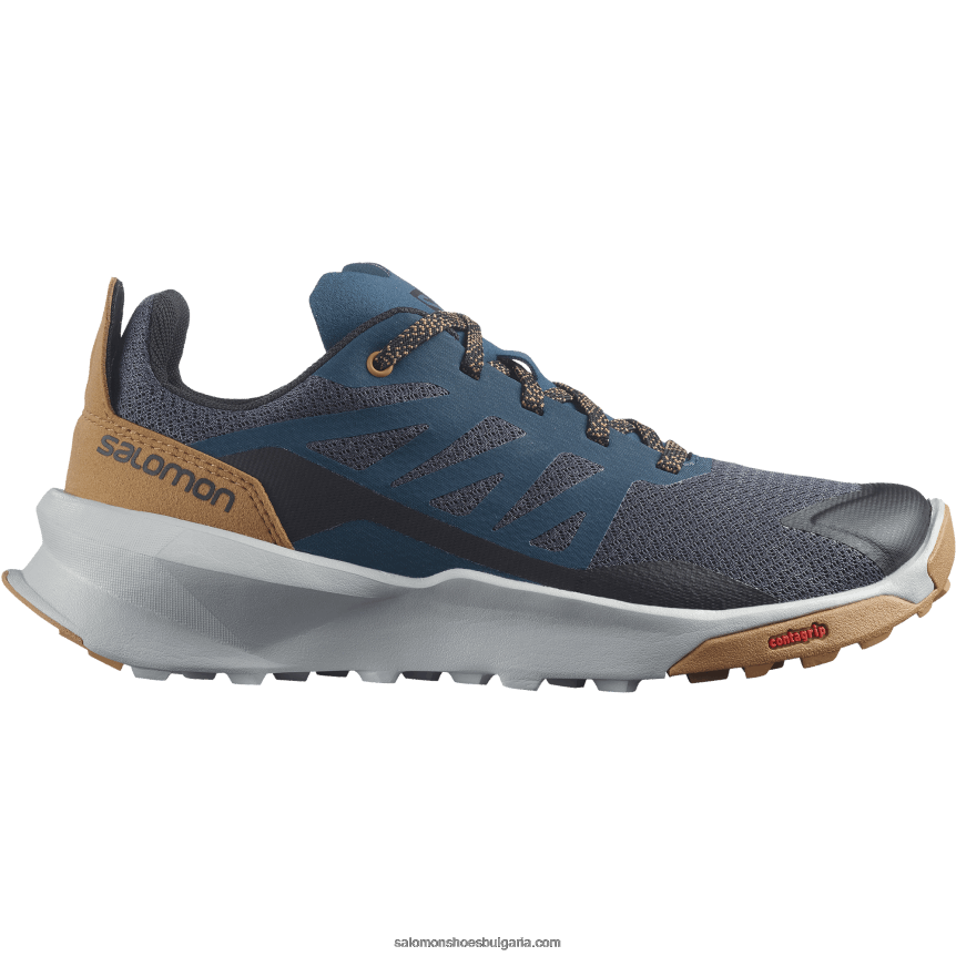 Salomon2V4DZ1347 junior - детски обувки - патрул магнит/перлено синьо/тютюнево кафяво