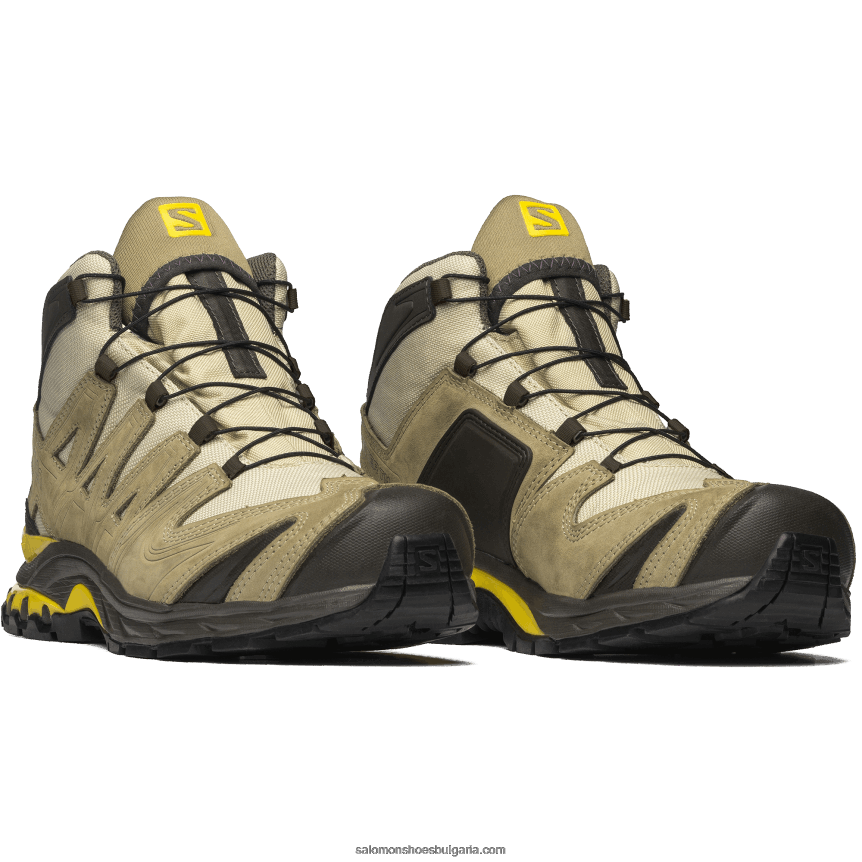 Salomon2V4DZ137 мъжки спортни обувки - xa pro 3d mid gore-tex за по-добър магазин за подаръци safari/kelp/empire yellow